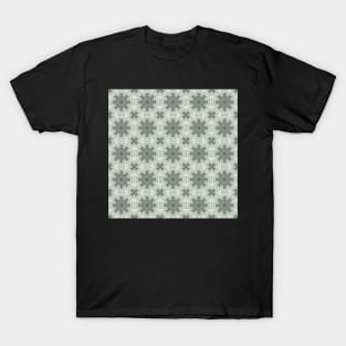 Orchid Mezzotint Intaglio Kaleidoscope pattern 8 T-Shirt